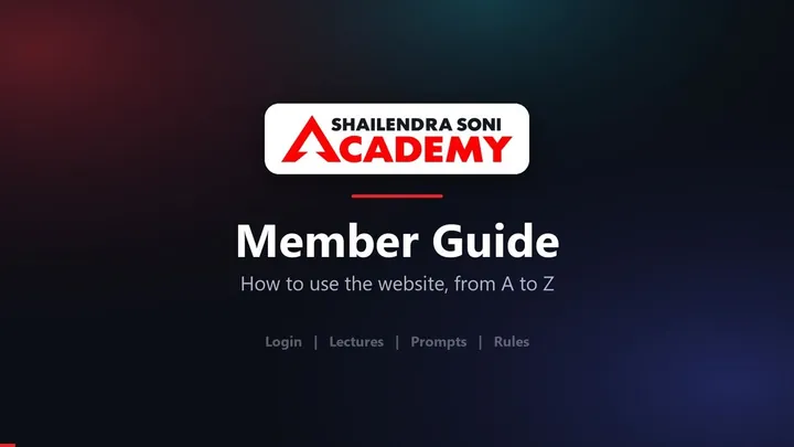 Member guide video poster