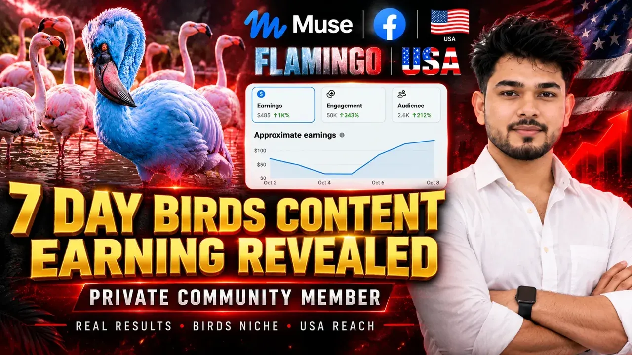 He Made $485 in 7 Days Posting AI Bird Videos on Facebook! 💰 | Earnings Revealed