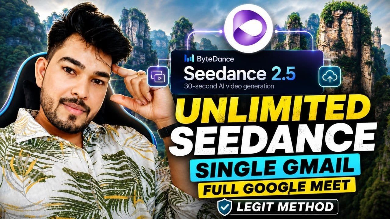 How to Generate Unlimited Seedance 2.5 Videos with Dola AI | Gmail Full Method